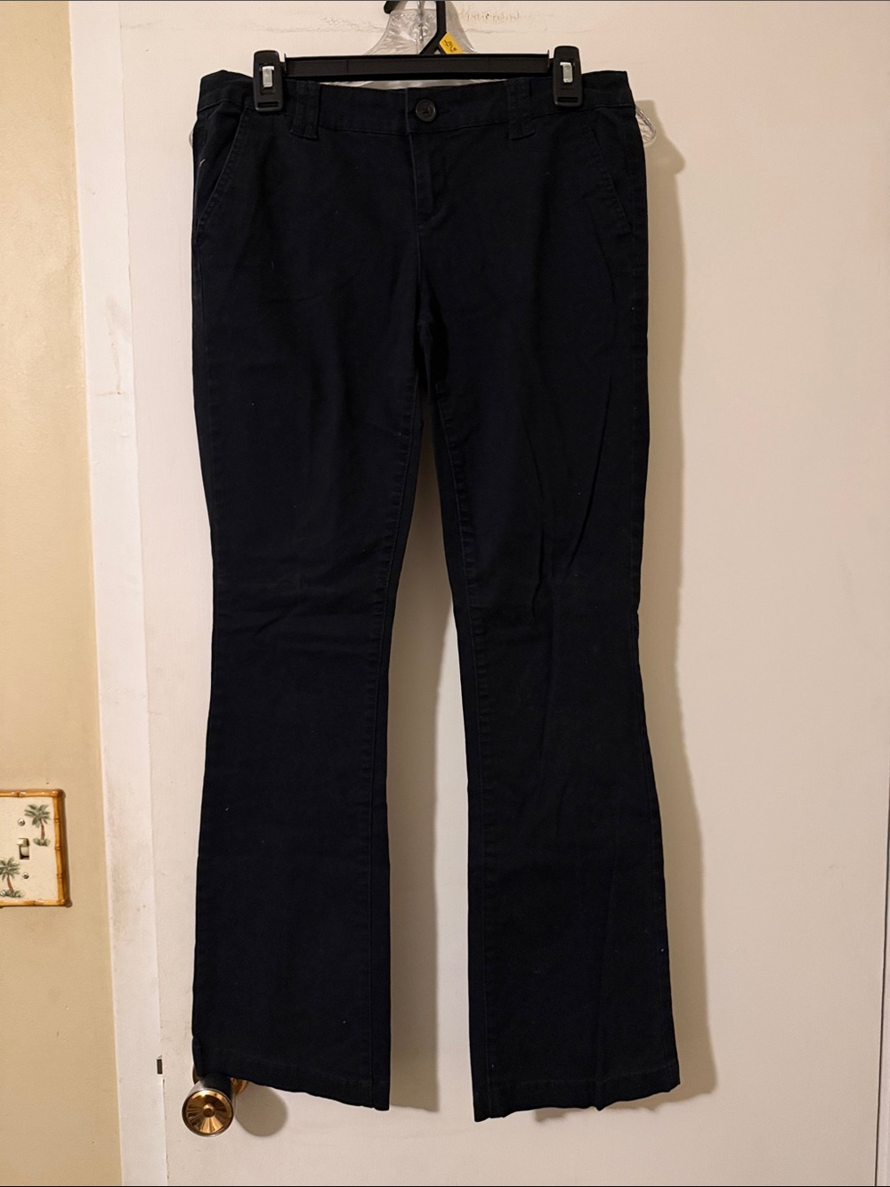 Mossimo Supply Co. Women's Dark Black Boot-Cut Jeans